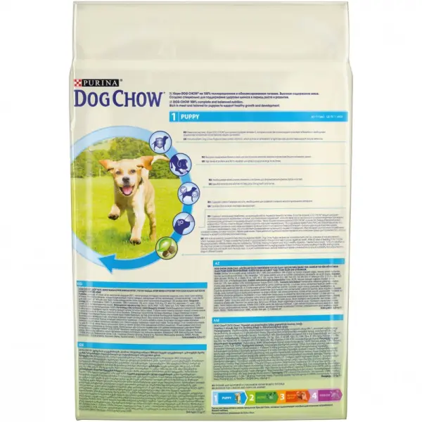 Dog Chow для щенков всех пород, курица 02,5кг