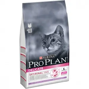 Pro Plan Delicate для кошек с чувствительным пищеварением, индейка 01,5кг