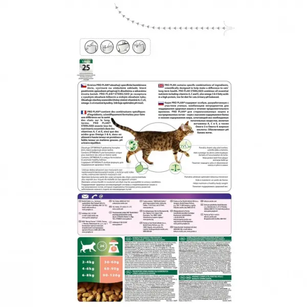Pro Plan для стерилизованных кошек и кастрированных котов, лосось 01,5кг