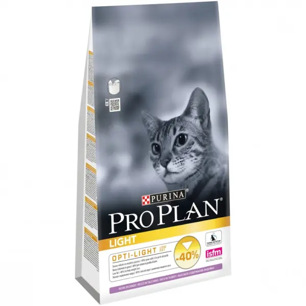 Pro Plan Light для кошек с избыточным весом, индейка 01,5кг