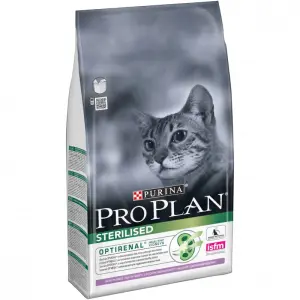 Pro Plan для стерилизованных кошек и кастрированных котов, индейка 01,5кг