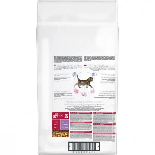 Pro Plan Delicate Junior для котят с чувствительным пищеварением, индейка 10кг