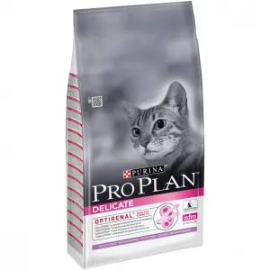 Pro Plan Delicate для кошек с чувствительным пищеварением, индейка 10кг