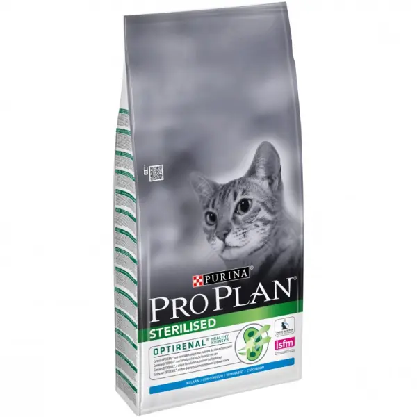 Pro Plan для стерилизованных кошек и кастрированных котов, кролик 10кг