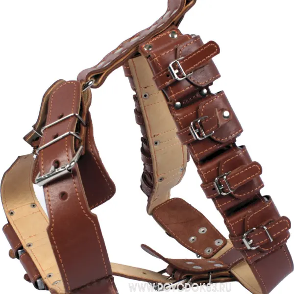COLLAR Шлея с утяжелителями №2 12*450гр. коричневый