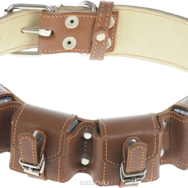 COLLAR Ошейник с утяжелителями №3 6*450гр. коричневый