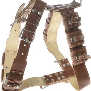 COLLAR Шлея с утяжелителями №1 10*450гр.  коричневый