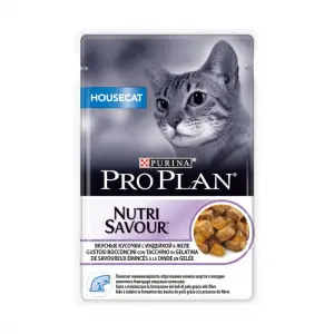 Консервы для домашних кошек Pro Plan, индейка, пауч, 85 г