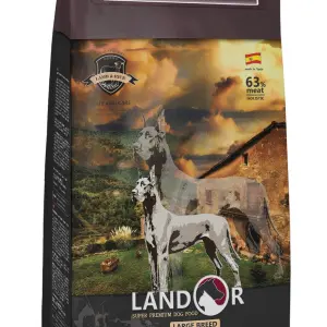 15кг LANDOR ADULT LARGE BREED DOG для взрослых собак КРУПНЫХ пород,ягнёнок с рисом