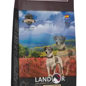 15кг LANDOR ADULT GRAIN FREE LAMB & POTATO для взрослых собак всех пород беззерновой, ягненок с бататом