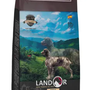 03кг LANDOR ADULT DOG для взрослых собак всех пород, ягнёнок с рисом