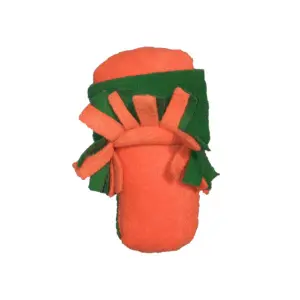 Игрушка для собак из флиса "Тапок" с пищалками, 17см*10,5см