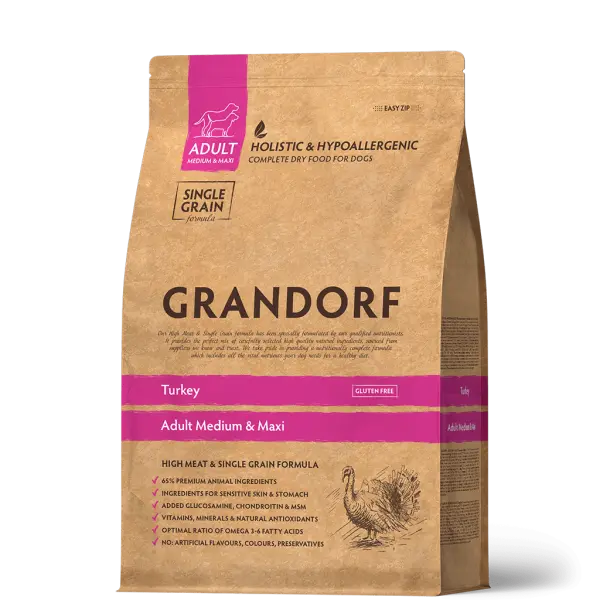 Grandorf Индейка для средних и крупных пород 1 кг
