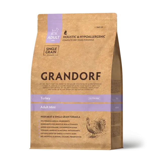 Grandorf Индейка для мелких пород 3 кг