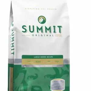 12,7кг Корм Summit для собак крупных пород "Три вида мяса" с цыпленком, ягненком и лососем, Original Three Meat, Large Breed Recipe DF