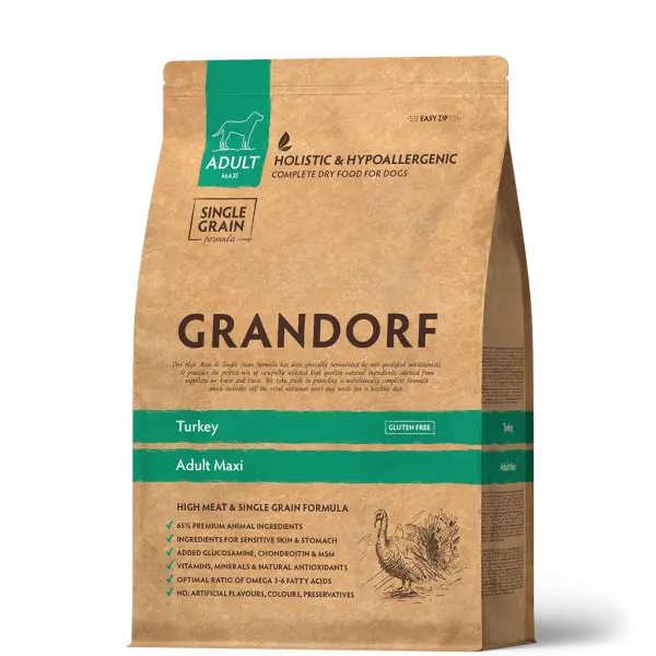 Grandorf Индейка для крупных пород 3 кг (под заказ, срок ожидания ~ 3-5 рабочих дней)