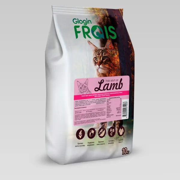 FRAIS STERILISED CAT LAMB 32/12 10кг