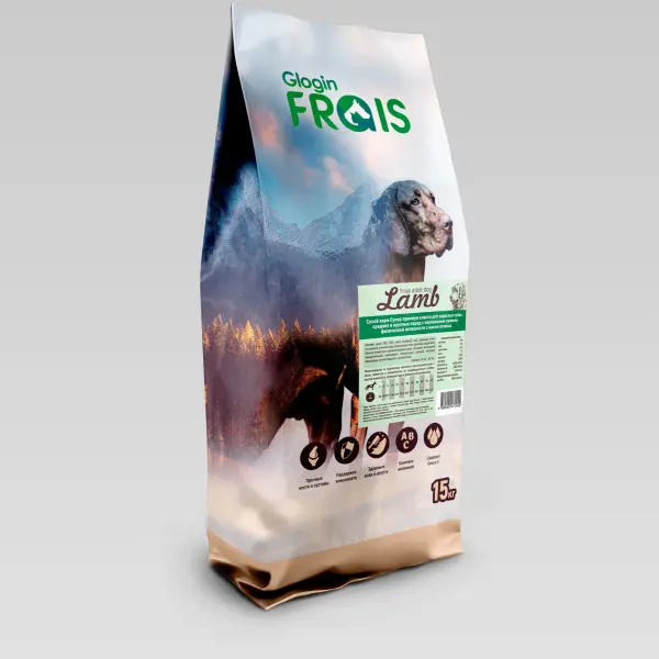 FRAIS ADULT DOG LAMB (на ягненке для средних и крупных собак) 24/12 15кг