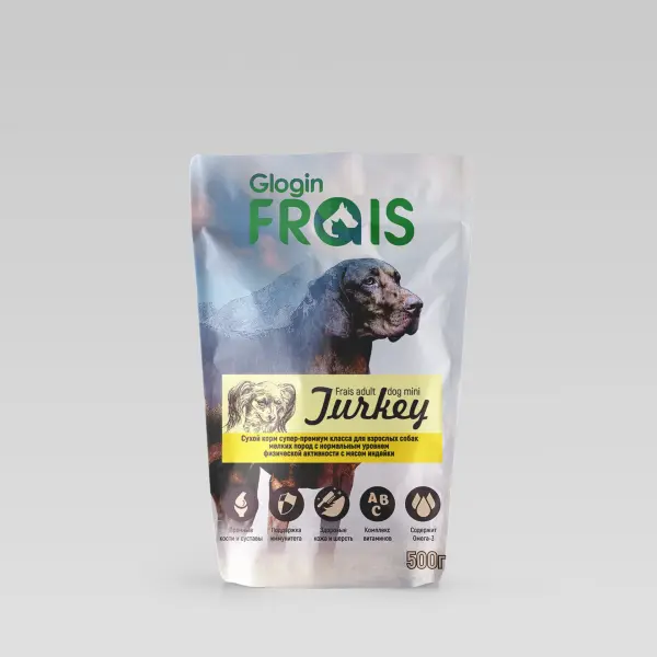 FRAIS ADULT DOG MINI TURKEY (с индейкой для мини собак) 24/12 500гр