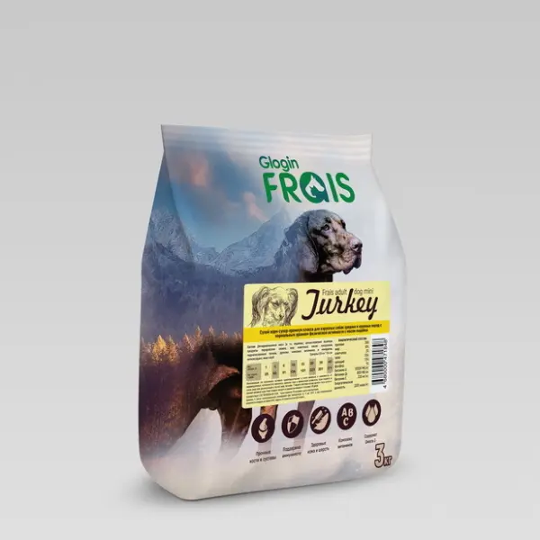 FRAIS ADULT DOG MINI TURKEY (с индейкой для мини собак) 24/12 3кг