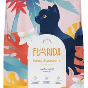 Корм FLORIDA сухой корм для котят с индейкой и клюквой 12кг