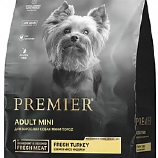 Premier Dog Turkey ADULT Mini (Индейка для собак мелких пород) 03кг