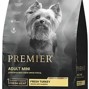 Premier Dog Turkey ADULT Mini (Индейка для собак мелких пород) 03кг