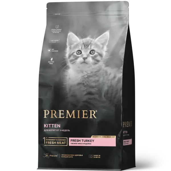 Premier (Премьер) Для взрослых кошек (СВЕЖЕЕ МЯСО ЯГНЕНКА С ИНДЕЙКОЙ) 0,4кг