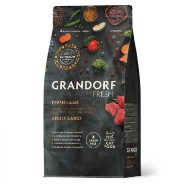 GRANDORF Fresh Cat LARGE Lamb&Sweet Potato для крупных кошек из свежего мяса ягненка с бататом 8 кг