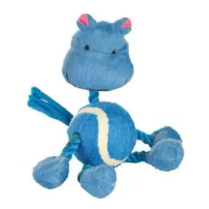 Веревочная игрушка с теннисным мячом, 16см.