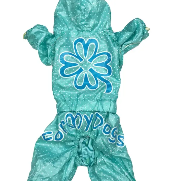 08 Дождевик бирюза на мальчика, размер 8/XXS